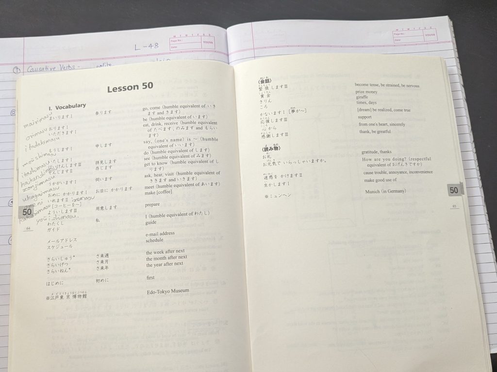 Minna No nihongo Lesson&nbsp;49